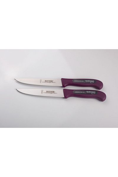 Solingen Daily Use Knife Purple 4 Pieces, 15 Cm
