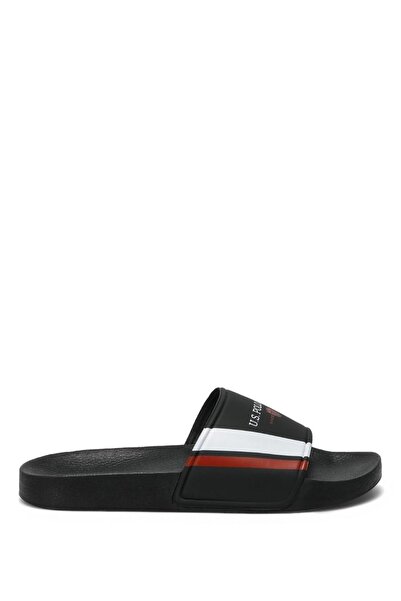 U.S. Polo Assn. Μαύρες ανδρικές παντόφλες Willy 3fx