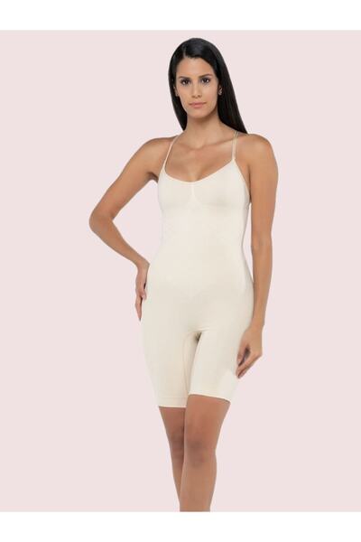 MİSTİRİK Larix Model Extra Recovery Extra Firming Ολόσωμη φόρμα κορσέ σε λευκό χρώμα