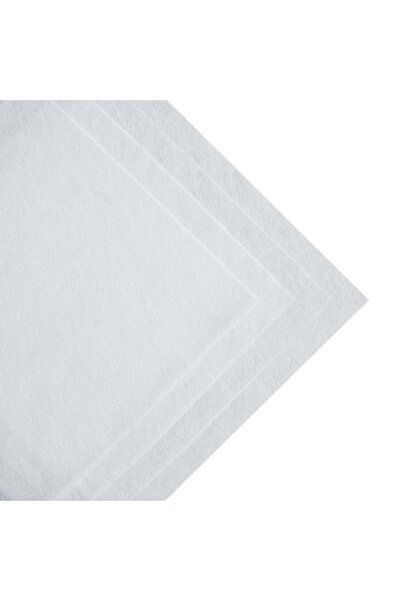 garaccu Beyaz Ince Keçe Kumaş 1 Mm Kalınlığında 50x100 Cm Ölçülerinde Ince Ru...