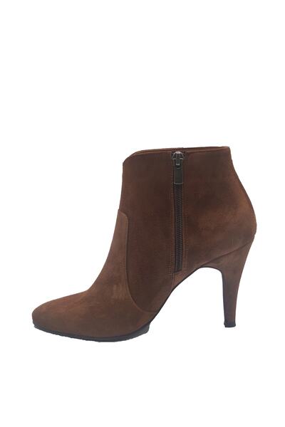 DUYGUSHOESBAG Süet Kadın Topuklu Bot