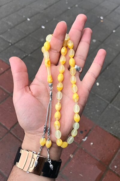 Newa Jewellry Χάντρες προσευχής από κεχριμπαρένιο πολύχρωμο πούδρα