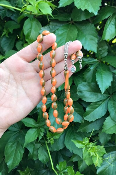 Newa Jewellry Mărgele de rugăciune din pulbere de culoare mixtă chihlimbar.