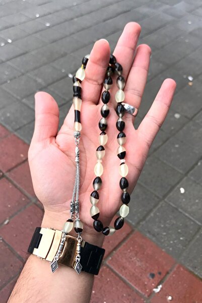 Newa Jewellry Mărgele de rugăciune din pulbere de culoare mixtă chihlimbar