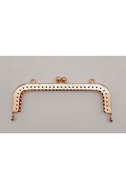 angel çanta aksesuar مشبك حقيبة مستطيل مقاس 12.5 سم مصنوع من المعدن الذهبي ال...