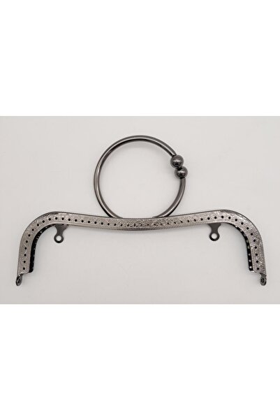 angel çanta aksesuar 22 Cm Bratara Model Geanta Clip Geanta Bursa Metal Afumat