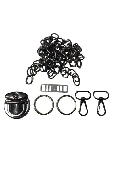 EleganTShoP Σετ Αξεσουάρ Μεταλλικής Τσάντας Setap01