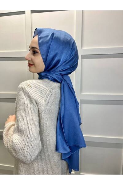 Cosie Lavinse Janjan Abiye, Janjanlı Şifon Şal 00723 Indigo