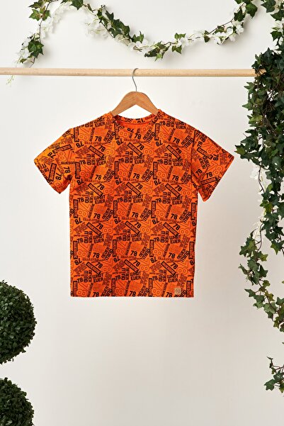 Babygiz Μπλουζάκι με κοντό μανίκι για αγόρι με λαιμόκοψη κατά του ιδρώτα, μαλακό άνετο 100% βαμβακερό μπλουζάκι