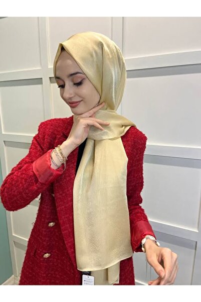 Cosie Lavinse Janjan Abiye, Janjanlı Şifon Şal 00723 Gold