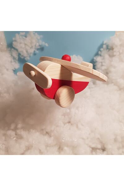 websunday لعبة طائرة خشبية مصنوعة يدويًا، تعليمية، إبداعية، لعبة أطفال خشبية ...