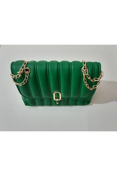 renkli çiçekler Geanta de dama Geanta de dama de culoare verde