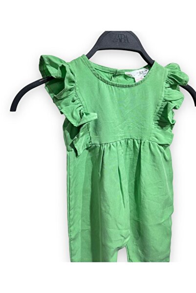 Pink Hippo Kids Κοριτσίστικη φόρμα με βολάν μανίκια και κουμπιά στην πλάτη