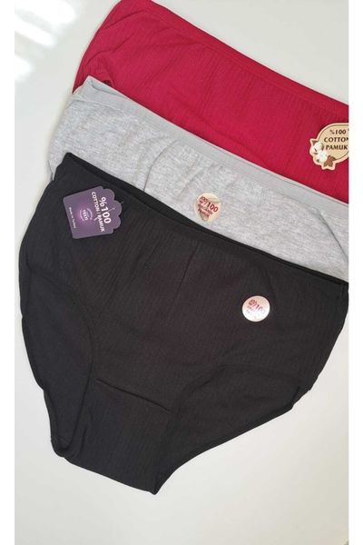 NARIYA Women's Panties 5 Packs 5 Pieces Large Size High Waist 100