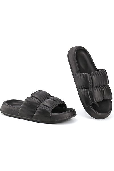 Sonimix Soelite Hm Model Unisex Ruffle Slide - Παντόφλες κήπου και παραλίας με μαλακή σόλα