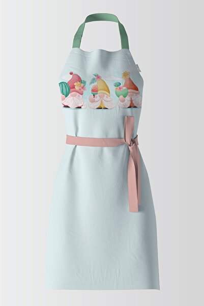 AYSHOME مريلة مطبخ منقوشة طويلة حصرية من Ays Home