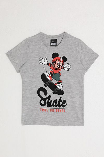 Mickey Mouse D4801 تي شيرت للأولاد بأكمام قصيرة مرخص