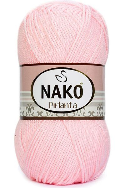 NAKO Diamond 4531 (CINDERELLA PINK) Amigurumi Πλεκτό Χέρι Σχοινί/μαλλί 1 Τεμάχιο