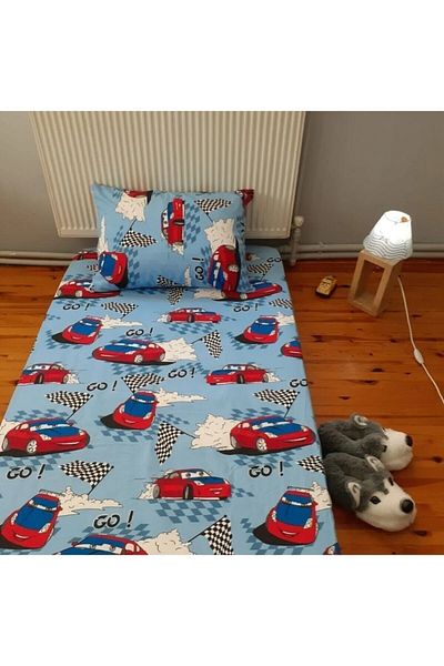 mihriban Single Trolley Elastic Sheet and Pillow Case 100x200