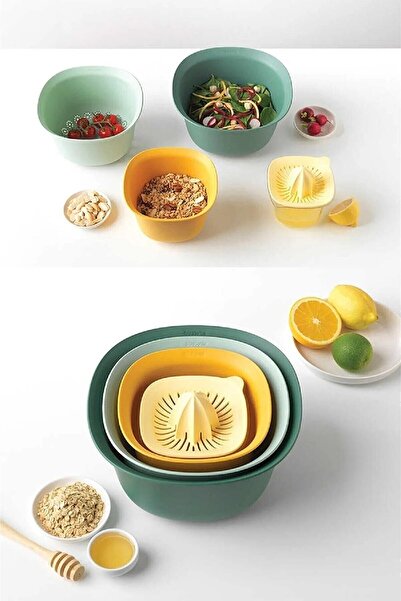 Mutfak Köşesi 5-piece Chef Mixing Bowl and Strainer Set