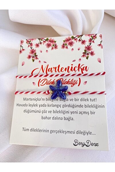 BeryDenz Marteniçka Ve Seramik Boncuklu Bileklik(kartlı)