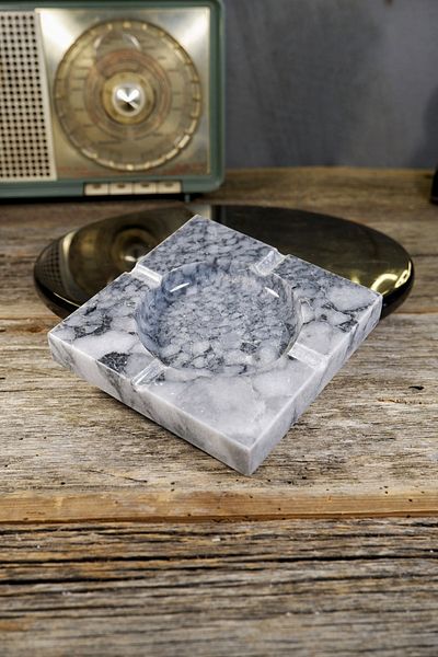 Voodo Concept Breccia Gray Marble Ash Tray 12X12X2 cm