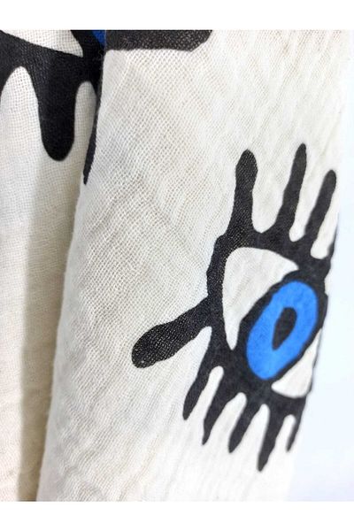 Nevin Acar Πετσέτα Big Eyes Organic Muslin Peshtemal