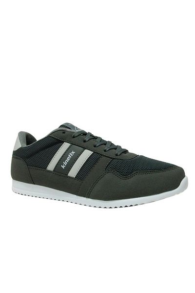 Kinetix Gray Smoked Lace-up Sneakers Sports Shoes