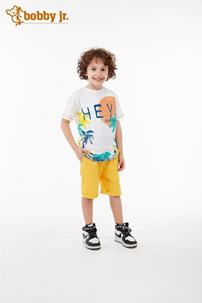 BOBBY JR KİDSWEAR Palmiya Printed T-shirt