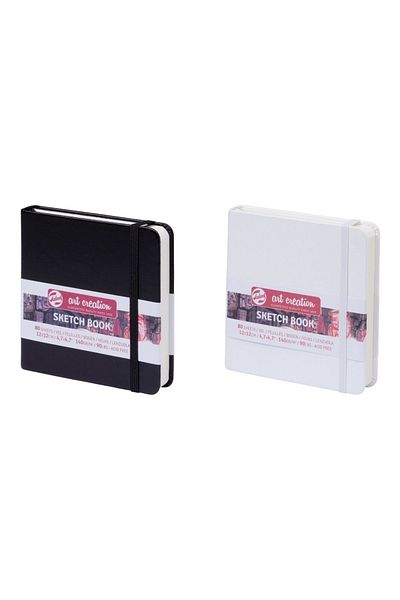Talens Art Creation Sketch Books Sketchbook 140gr12 X 12 Black White Set of 2
