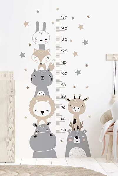 PANDA SOKAĞI Cute Friends - Children's Room Wall Sticker, Nursery, School, Kindergarten and Change the Air of Your Room
