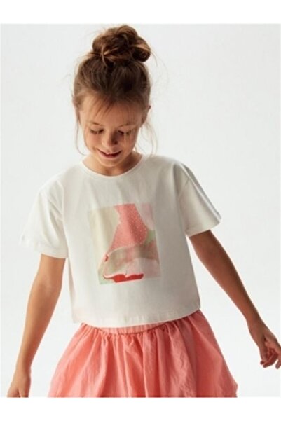 NK Κοριτσίστικη βαμβακερή πέτρινη μπλούζα Panorama