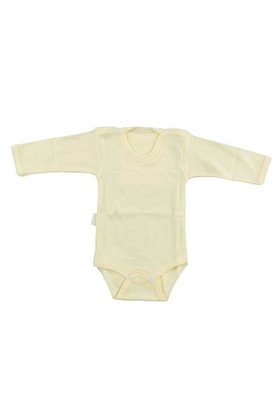 Sebi Bebe Baby Yellow Body Cotton Long Sleeve Snap Badi Sb157