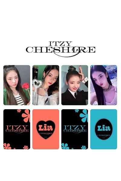 Kpop Dünyasi مجموعة بطاقات ألبوم Itzy Lia ''Cheshire Special Edition''