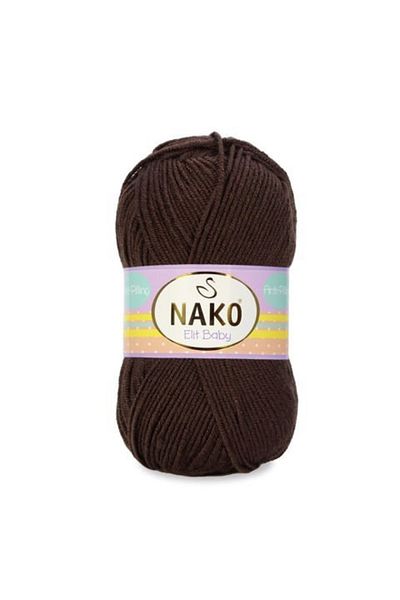 NAKO Elit Baby Non-Pilling Baby Rope Anti Pilling 5 Pieces 04367 Red Brown
