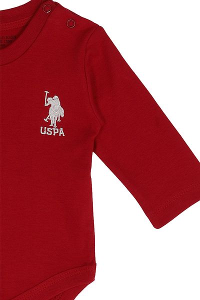 U.S. Polo Assn. Usb1298 Licensed Baby Long Sleeve Bodysuit