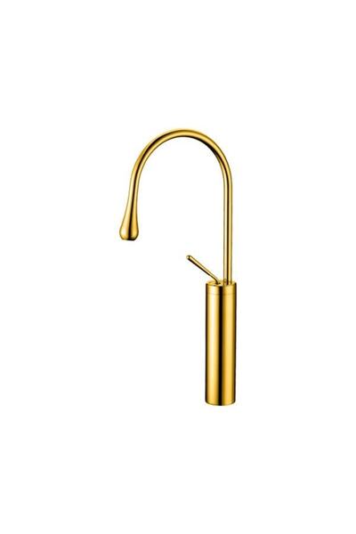 Fause High Bowl Sink Faucet Pelicano Gold Gold Ksl105-g