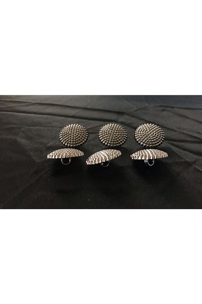 Ozpas Metal Appearance Footed Button 2cm 10pcs 1pack