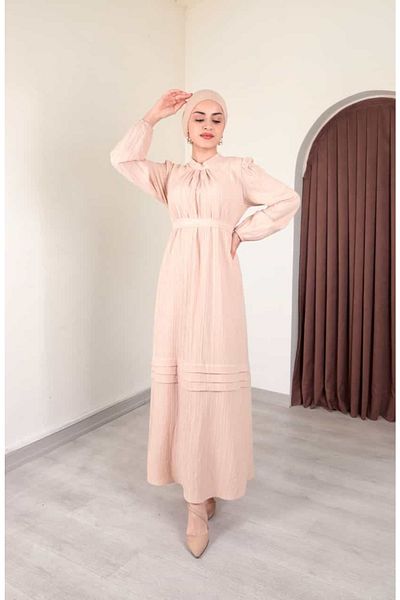 HB MODA COLLECTİON Φόρεμα με τσιμπήματα