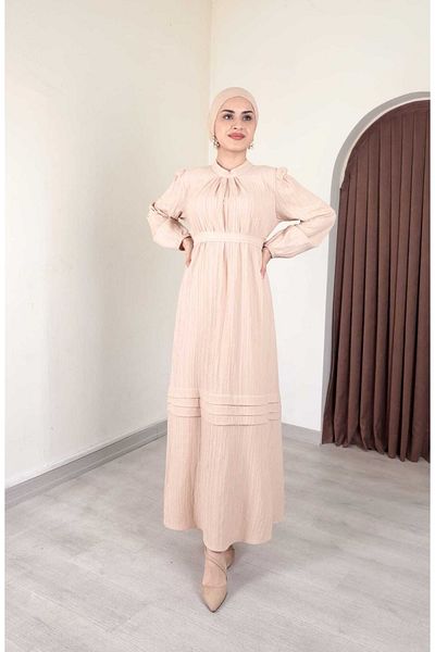 HB MODA COLLECTİON Φόρεμα με τσιμπήματα