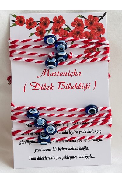 BY DİLEK ÇETİN ACCESSORY Martenicka Wish Luck Bracelet (10 Pieces)