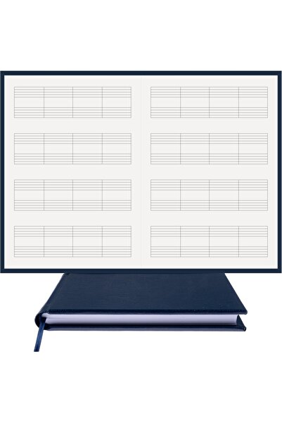 BİDEFTER مفكرة بيانو (خالية من المفاتيح) مصنوعة يدويًا بنسبة 100%، مصنوعة يدو...