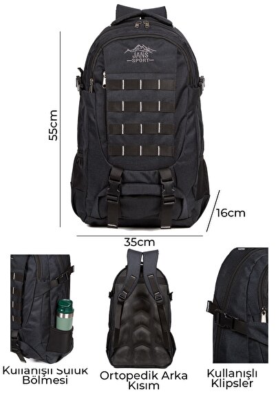 LOOP DESIGN Rucsac de 50 litri, potrivit pentru alpinism, călători și utiliza...