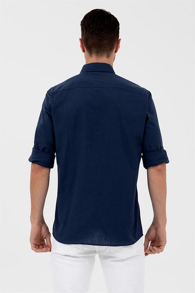 U.S. Polo Assn. U.s.polo Assn мъжка ленена риза Enzogl023y U.kol 1570318