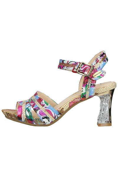 LAURA VITA Sandalette - Mehrfarbig - Blockabsatz