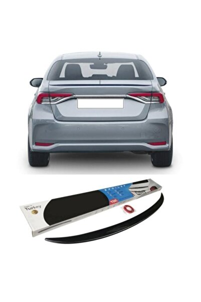 ŞüsCarOto Aksesuar Sunplex Toyota Corolla Bagaj Üstü Spoiler Piano Black 2018...