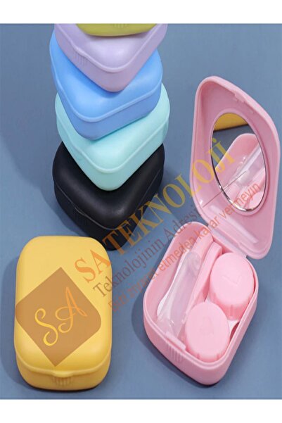 SATECHNOLOGY Lens Taşıma Saklama Kutu Ve Takma Aparatı Seti (pembe)