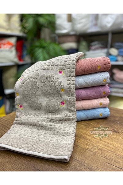 by ballı biocotton Набір вишитих килимків для ніг, 6 штук, 100% бавовна, висока якість, розкішний весільний набір, розмір 50x70