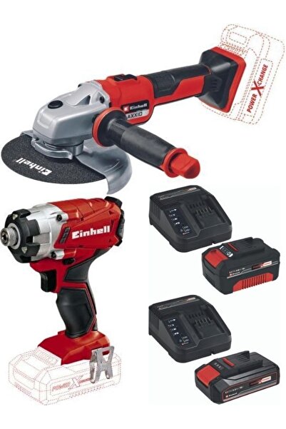 Einhell Te-ci 18/1 Li Vidalama Axxio 18/150 Avuç Taşlama 2.5ah+4.0ah Set