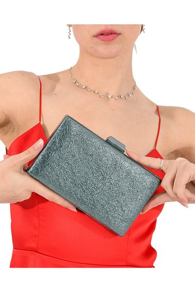 Biçanta Culoare Antracit Model Cristal Piele Mate Rochie De Seara Geanta De Seara Geanta De Logodna De Nunta Handmade